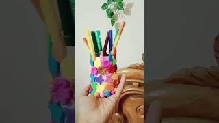 Clay craft Pencil holder foryou shortsviral shorts short trendingshorts trending viralshort [upl. by Sparky234]