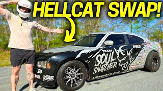 I BOUGHT A HELLCAT SWAPPED DODGE CHARGER [upl. by Cirdec]