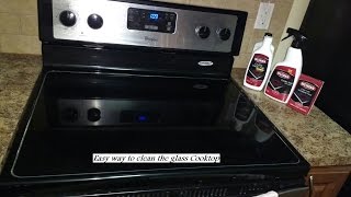 How to clean a glass Cooktop easily [upl. by Eziechiele]