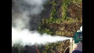 Smoke machine with 30 glycerine in distilled water [upl. by Ahsienauq]