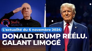 Lactualité du 6 novembre 2024  Donald Trump réélu Galant limogé [upl. by The]