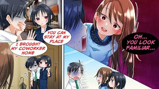 Manga Dub My coworker took me home after drinking but her sister was my ex RomCom [upl. by Mac]