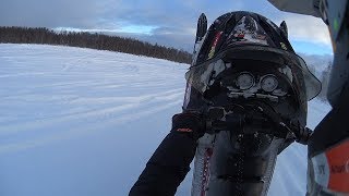 Snowmobile Lynx Enduro 500 raw wheeliescatwalks NO MUSIC [upl. by Atnoved]