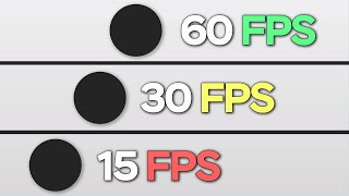 15 FPS vs 30 FPS vs 60 FPS comparison [upl. by Alemap269]