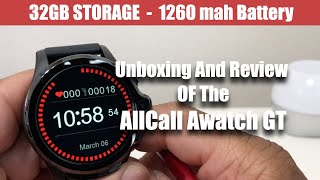 Unboxing And Review Of The AllCall Awatch GT [upl. by Aynekat162]