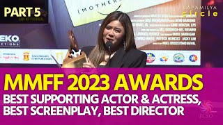 MMFF 2023 Awards  Best Supporting Actor Best Supporting Actress Best Director Best Screenplay [upl. by Vincenty]