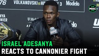 Israel Adesanya on UFC 276 “I had an off night tonight and I still fd him up” [upl. by Bergh]