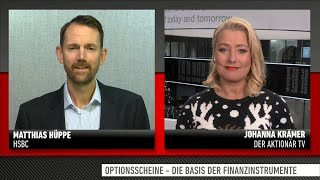 Optionsscheine  so funktioniert eines der ältesten Finanzinstrumente wirklich  Interview 211223 [upl. by Hanleigh49]