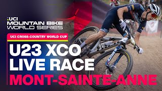 Mens U23 XCO World Cup MontSainteAnne Canada  UCI Mountain Bike World Series [upl. by Thibaut]