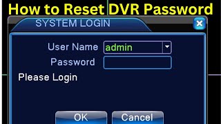 How to Reset CP Plus DVR Password  h264 dvr password reset 20 by technical th1nker [upl. by Gnahk]