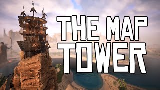 Conan Exiles Map Tower Build Guide Blood amp Sand DLC [upl. by Holmun531]