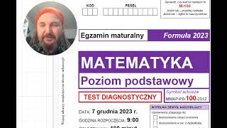 matura 2024 matematyka  próbna 7122023  zad1 [upl. by O'Connell]