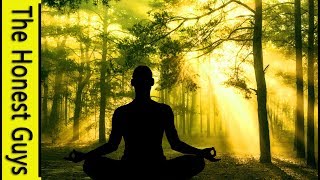 Guided Mindfulness Meditation In a Windy Forest Without Music SleepFriendly Fade [upl. by Habas]