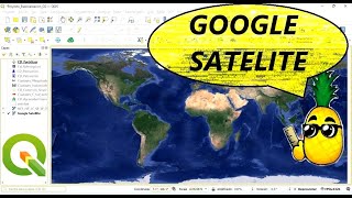 Abre Google Satélite  Complemento quotOpenLayersPluginquot en QGIS [upl. by Novert696]