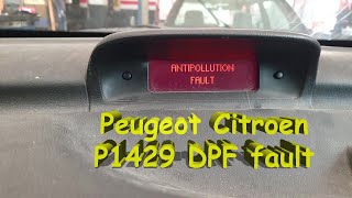 Peugeot Citroen Antipollution message  Easy Fix [upl. by Galloway]