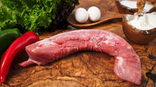 Schweinefilet – ein besonderes Rezept aus einem 5Sternechinesischen Restaurant [upl. by Eadrahs610]