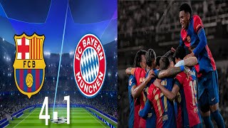 FC Barcelona 4 1 FC Bayern Barcelona Vs Bayern Munich [upl. by Luella]