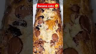 Banana cake 😋 food foodie cooking bake [upl. by Esiuolyram961]