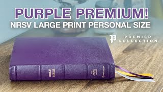 NRSV Personal Size Large Print Bible with Apocrypha Zondervan Premier Collection [upl. by Yttocs767]