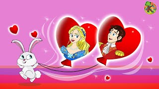 Prinzessin Cinderella  Valentinstag  KONDOSAN Deutsch  Märchen für Kinder  Gute Nacht Geschichte [upl. by Danella]