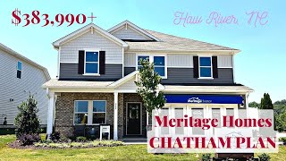 CHATHAM PLAN TOUR by Meritage Homes  Cherry Creek Haw River NC New Construction  Graham Mebane NC [upl. by Alad233]