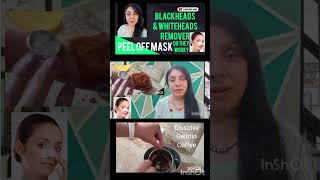 Blackheads Whiteheads Remover Peel off mask diyskincaretips TheAalia [upl. by Hsirrehc]