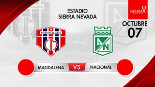 EN VIVO  Unión Magdalena vs Atlético Nacional  Liga Colombiana por el Fenómeno del Fútbol [upl. by Aramat44]