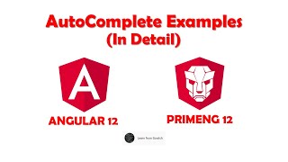 PrimeNG Autocomplete in Angular Application [upl. by Jordison62]