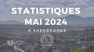 STATISTIQUES IMMOBILIÈRES pour le mois de mai 2024 à Sherbrooke🚀  Immobilier Estrie [upl. by Annalee]