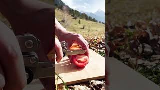 Meal in the mountains asmr kyrgyzstan mountains foodasmr asmr naturelovers cozymeal hiking [upl. by Khai706]