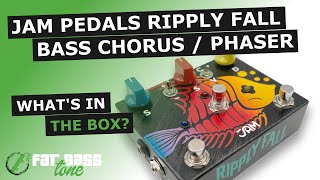 Jam Pedals Ripply Fall Bass Chorus Pedal What’s In The Box A CloseUp Look [upl. by Enilhtak]