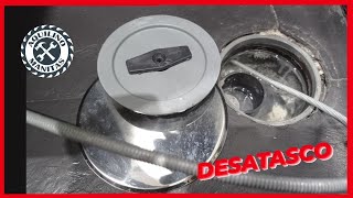 ✅DESATRANCO de LAVABO y BOTE SIFÓNICO ATASCADO CURSO DE FONTANERIA👨‍🔧 [upl. by Anyad505]