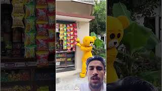 Shopkeeper ke Sath Prank🤣😂 Shopkeeper mrcrazy teddy teddybear prank chips [upl. by Humphrey479]