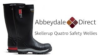 Skellerup Quatro Safety Wellies  In Detail [upl. by Anaer]