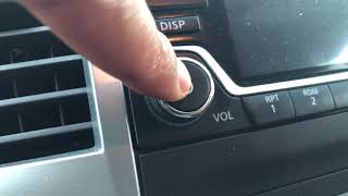 Nissan Frontier  How to turn on radio and media control center [upl. by Nasas]