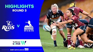 2023 Super W Round 3 Reds vs Brumbies Highlights [upl. by Gotthelf]