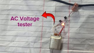 Electrical Testing with an AC Voltage Testerhow to make a magic tester [upl. by Yoral]