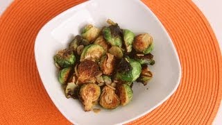 Garlic Brussels Sprouts Recipe  Laura Vitale  Laura in the Kitchen Episode 505 [upl. by Aisak]