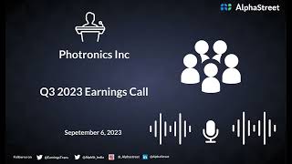 Photronics Inc Q3 2023 Earnings Call [upl. by Icart542]