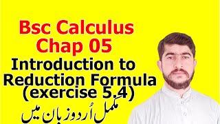 Bsc math calculus chapter 5 exercise 54 Introduction to Reduction formulas in urdu SMYousuf [upl. by Elmina]