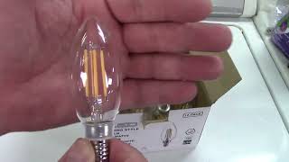 ALAMPEVER 12Pack 60W LED Chandelier Bulbs Review [upl. by Alyos]