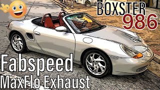 Porsche Boxster 986 with Fabspeed Maxflo exhaust [upl. by Hock]