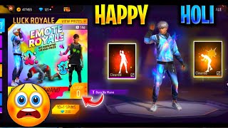 New Emote Royale Free Fire  Bura Na Mano Emote Event  Holi Special New Event [upl. by Middendorf]