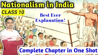 Nationalism in India 10th Class History  Complete Chapter in 45 min only  SSTSocial Science [upl. by Hellene150]