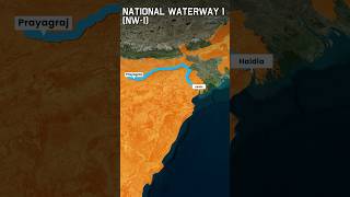 India’s Waterway Network Will Blow Your Mind 🤯 Shorts Waterways India [upl. by Olifoet]