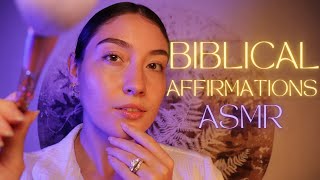 Christian ASMR 🌸 Biblical Affirmations  Personal Attention  Layered Sounds [upl. by Leik20]