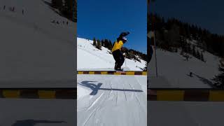 Never seen that trick before 😳 snowboarding [upl. by Grube373]