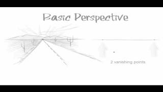 Basic Perspective Drawing Tutorial [upl. by Urbanus]