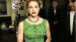 Madonna at the Evita premiere in London [upl. by Nomelihp635]