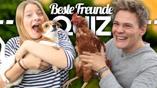 BESTE FREUNDE QUIZ  Hund Vs Huhn [upl. by Yobybab]